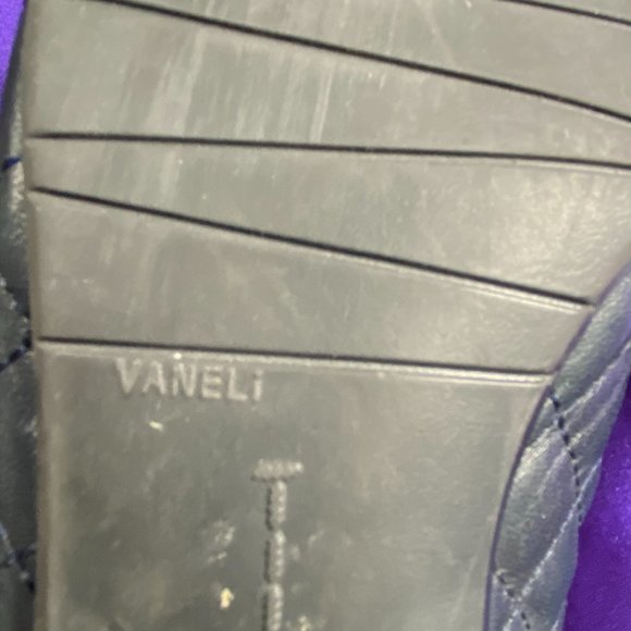📌 Vaneli Quilted Leather Cap Toe Ballerina Flats - Picture 10 of 15